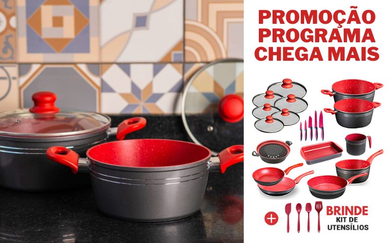 Panelas Red Silver no programa Chega Mais, do SBT Panelas Red Silver no programa Chega Mais, do SBT