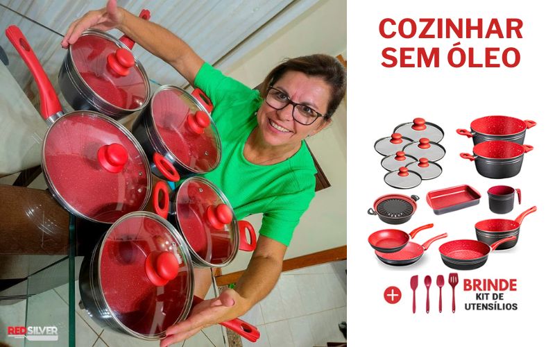 Cozinhar sem óleo: a revolução das panelas RedSilver Cozinhar sem óleo a revolução das panelas RedSilver