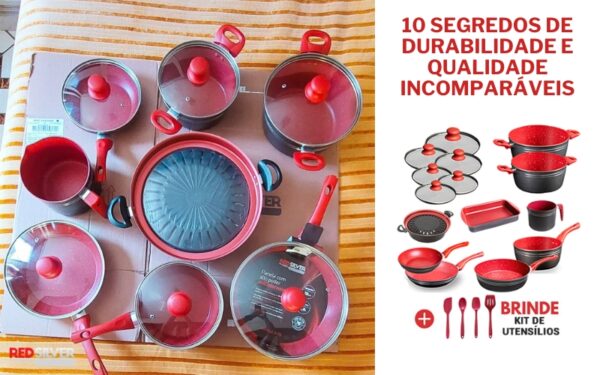 RedSilver: prepare comida mais saudável 10 segredos de durabilidade e qualidade incomparáveis