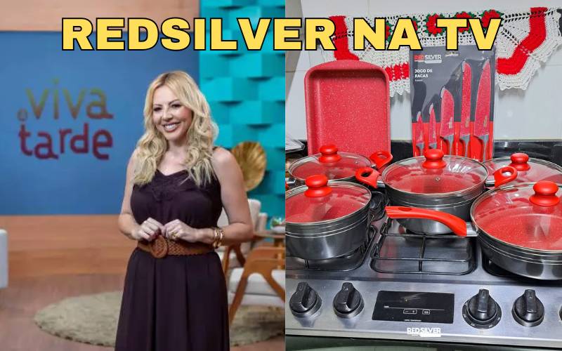 Panelas Red Silver no Programa Viva a Tarde da TV Aparecida: Conheça o Sucesso que Está Conquistando o Brasil Panelas Red Silver no Programa Viva a Tarde da TV Aparecida