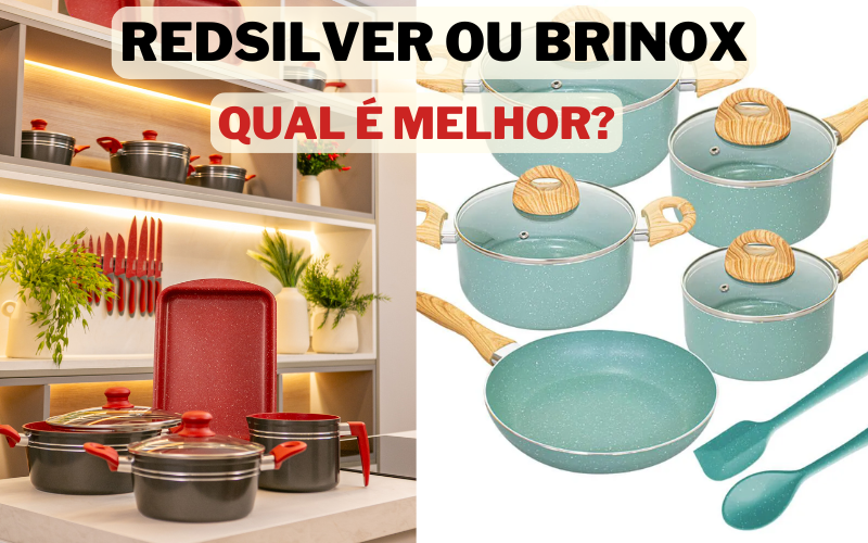 Panelas Red Silver ou Brinox - qual é melhor? Panelas Red Silver ou Brinox - qual é melhor